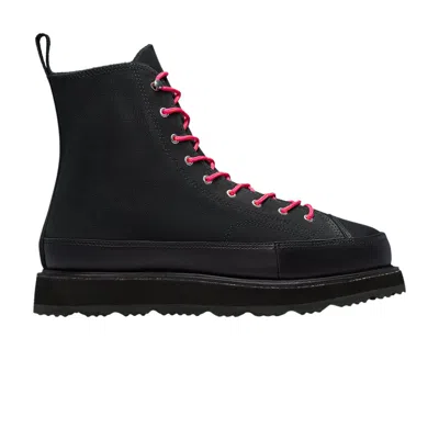 Pre-owned Converse Chuck Taylor Crafted Boot 'black Prime Pink'