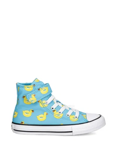 Converse Kids' Chuck Taylor Duck-print Sneakers In Blue