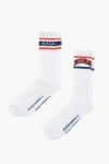 Converse Chuck Taylor Embroidered Ribbed 2 Pairs Of Long Socks Set