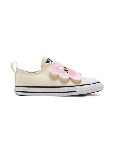 Converse Kids' Chuck Taylor Flower Sneakers In Neutral