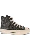 Converse Chuck Taylor Glitter High-top Sneakers In Black