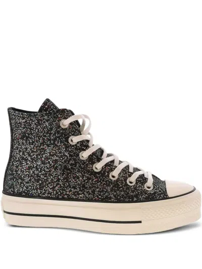 Converse Chuck Taylor Glitter High-top Sneakers In Black