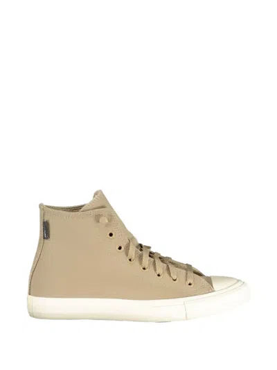 Converse Chuck Taylor High-top Leather Sneakers In Neutral