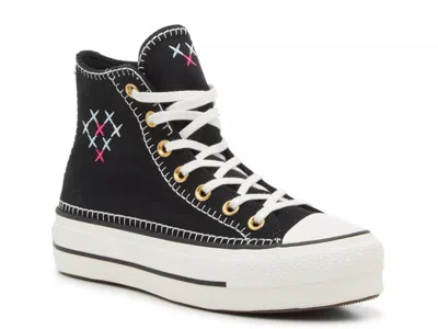 Converse Chuck Taylor Hightop Platform Sneaker In Multi