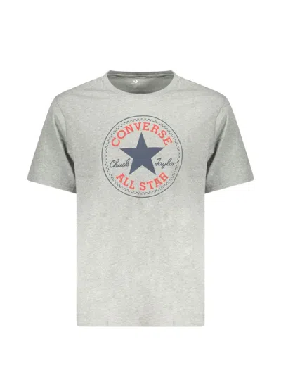 Converse Chuck Taylor Logo-print T-shirt In Gray