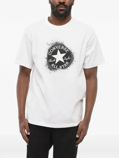 Converse Chuck Taylor Logo-print T-shirt In White