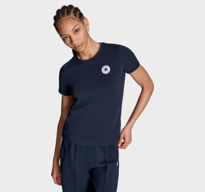 Converse Chuck Taylor Patch T-shirt In Blue