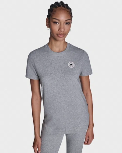 Converse Chuck Taylor Patch T-shirt In Gray