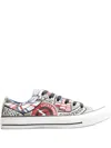 Converse Chuck Taylor Patchwork-print Low Sneakers In Multi