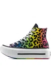 Converse Chuck Taylor Rainbow Platform Sneakers In Multi