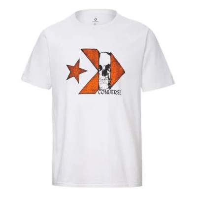 Converse Chuck Taylor Skull Logo Short Sleeve T-shirt 'white'