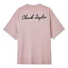 Converse Chuck Taylor Sneaker Patch Crew Neck T-shirt 'pink' In Neutral