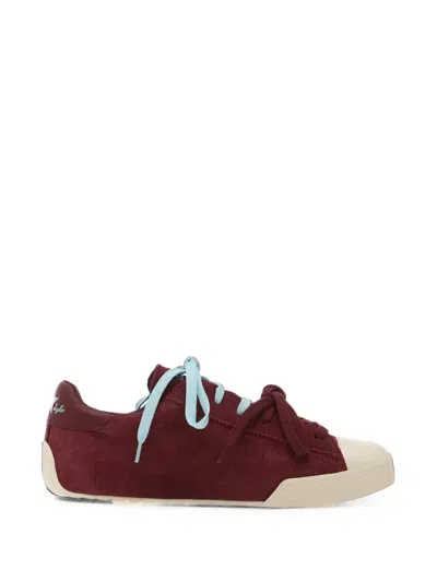 Converse Chuck Taylor Suede Sneakers In Burgundy