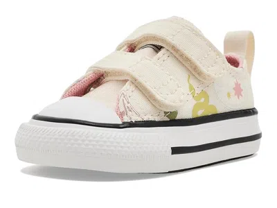 Converse Chuck Taylor(r) All Star(r) 2v (infant/toddler) Kid's Shoes Egret/ok Bloomer/white: 5 Toddler M In Multi