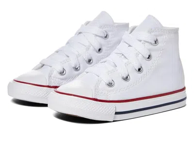 Converse Kids' Chuck Taylor(r) All Star(r) Core Hi (infant/toddler) Boys Shoes Optical White : 10 Toddler M, Canvas