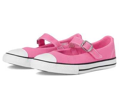 Converse Chuck Taylor(r) All Star(r) Dainty Mary Jane (little Kid) Boys Shoes Pink/white/black : 3 Little Kid