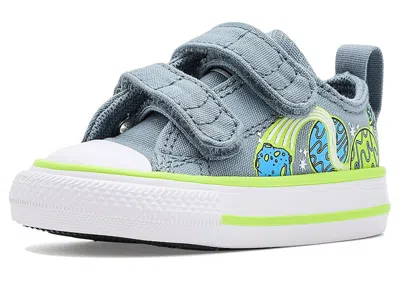 Converse Chuck Taylor(r) All Star(r) Easy-on Planets (infant/toddler) Kid's Shoes Grey New World/neon Mantis: In Multi