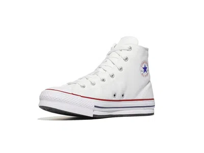 Converse Chuck Taylor(r) All Star(r) Eva Lift Hi (big Kid) Boy's Shoes Optical White : 7 Big Kid M, Canvas