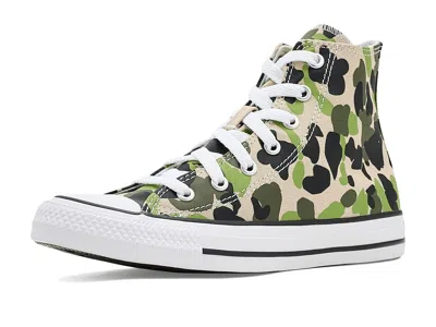 Converse Chuck Taylor(r) All Star(r) Hi (big Kid) Kid's Shoes Nutty Granola/good Natured: 5.5 Big Kid M In Green