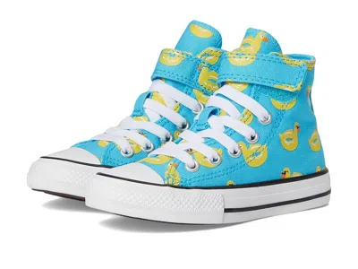 Converse Chuck Taylor(r) All Star(r) Pool Float Easy-on (little Kid) Kids Shoes Gnarly Blue/dandy Lion/white 