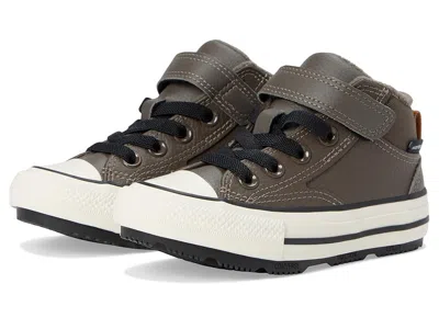 Converse Chuck Taylor(r) All Star(r) Water-repellent Malden Street Easy-on Boot (little Kid) Boys Shoes Truff In Brown