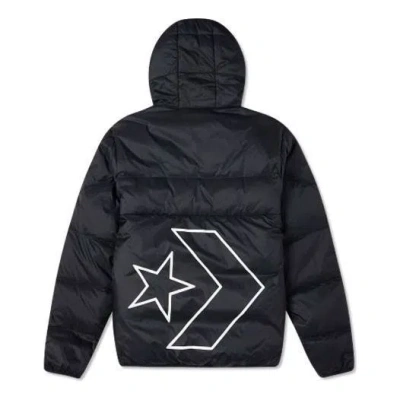 Converse Classic Casual Warm Hooded Down Jacket 'black'