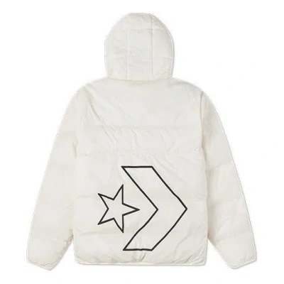 Converse Classic Casual Warm Hooded Down Jacket 'white'