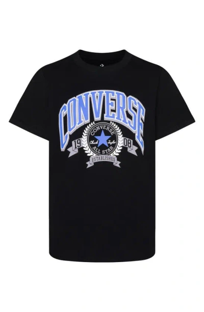 Converse Kids' Club Graphic T-shirt In Black