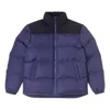 Converse Colorblock Down Jacket 'purple Black' In Blue