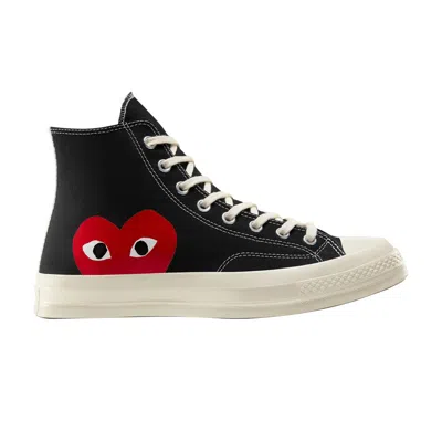 Pre-owned Converse Comme Des Garçons Play X Chuck 70 High 'black' 2023