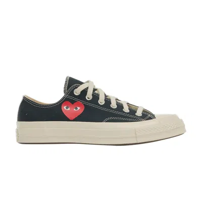 Pre-owned Converse Comme Des Garçons Play X Chuck 70 Low 'small Red Heart - Black'