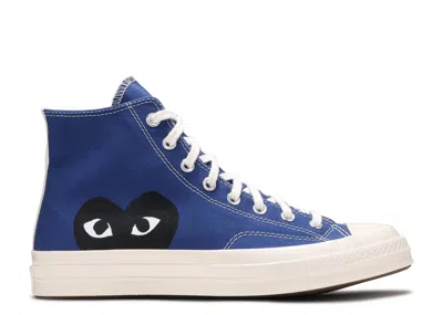 Converse Comme Des Garçons Play X  Chuck 70 High 'blue Quartz'