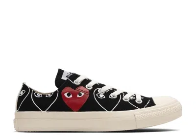 Converse Comme Des Garçons Play X  Chuck 70 Low 'heart Print - Black Red' In Brown