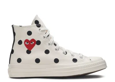 Converse Comme Des Garçons X  Chuck Taylor All Star 70 Hi 'white Polka Dot'