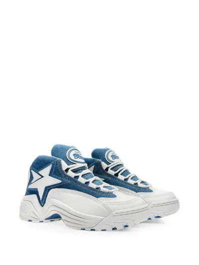 Converse Cons Denim Lace-up Sneakers In White
