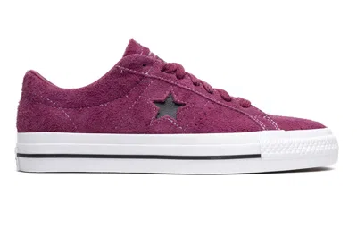 Pre-owned Converse Cons One Star Pro Ox Legend Berry In Legend Berry/white/black