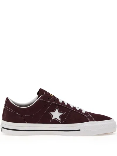 Converse Cons One Star Pro Sneakers In Red