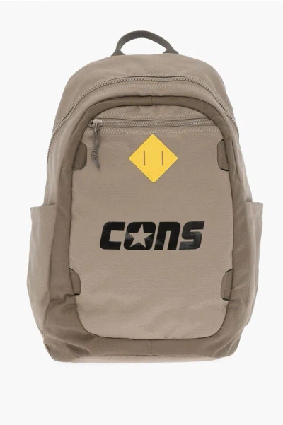 Converse Cons Solid Colour Utility Backpack In Brown
