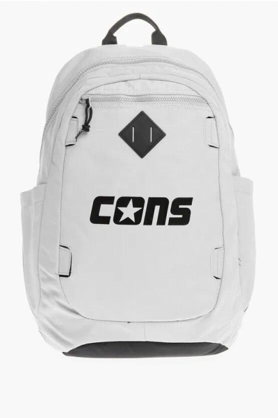 Converse Cons Two-tone Backpack With Contrasting Print In Black | ModeSens