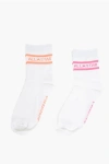 Converse Contrastig Striped 2 Pair Of Socks Set