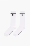 Converse Contrasting Embroidered Logo Long 2 Pairs Of Socks Set