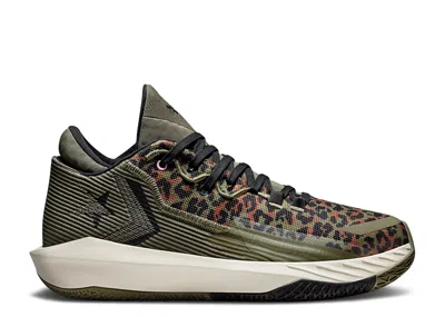 Converse All Star Bb Jet 'archive Print - Leopard' In Green
