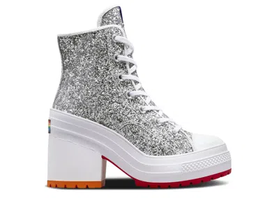 Converse Chuck 70 De Luxe Heel High 'pride - Proud To Be' In Silver