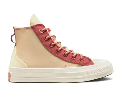Converse Chuck 70 High 'colorblock Overlay - Rhubarb Pie' In Brown