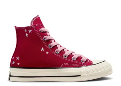 Converse Chuck 70 High 'embroidered Stars - Days Ahead Red'