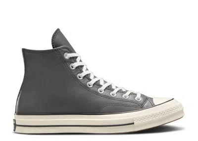 Converse Chuck 70 High 'heritage Color Leather - Dark Matter' In Gray