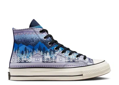 Converse Chuck 70 High 'holiday Sweater - Midnight Navy' In Blue