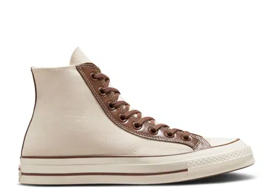 Converse Chuck 70 High 'leather Overlays - Natural Ivory' In White