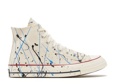 Converse Chuck 70 High 'paint Splatter - Egret' In White