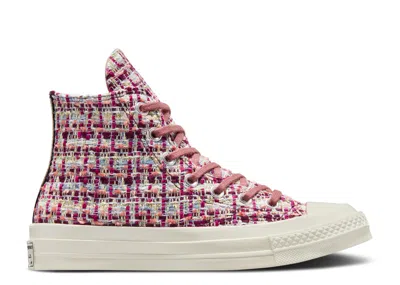 Converse Chuck 70 High 'tweed Shimmer' In Purple